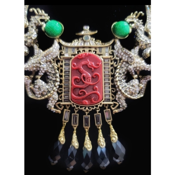 Heidi Daus Dragon necklace - Picture 2 of 4